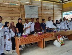 PT. Mega Nur Salurkan Bantuan Sembako Di Dua Desa Bungku Pesisir
