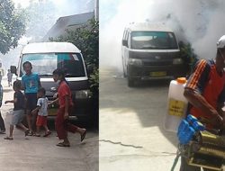 Pengasapan Warga RW 026 Bonang Cegah Demam Berdarah