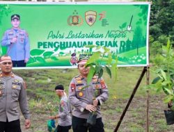 Sambut  HUT RI Ke-78 Polres Morowali Lakukan Penghijauan Di Jumat Berkah
