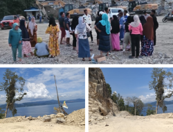Warga Desa Sambalagi Keluhkan Aktifitas Blasting Di Jalan Trans Sulawesi , Tiang PLN Kena Imbas