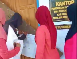 Buntut Penggelapan Dana 4 Miliar , Warga Segel Kantor Desa Dan Rumah Kades Torete