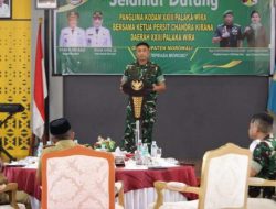 Bupati Morowali Sambut Pangdam XXIII/Palakawira  Di Bumi Tepe Asa Maroso