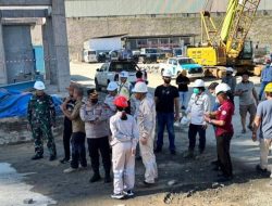 Kunjungi Area Kebakaran, Kapolres Sebut Dua Korban Luka Satunya TKA