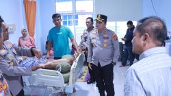 Jenguk Korban Insiden Matarape di RSUD, Kapolres Morowali Garansi Hukum Tegak Lurus